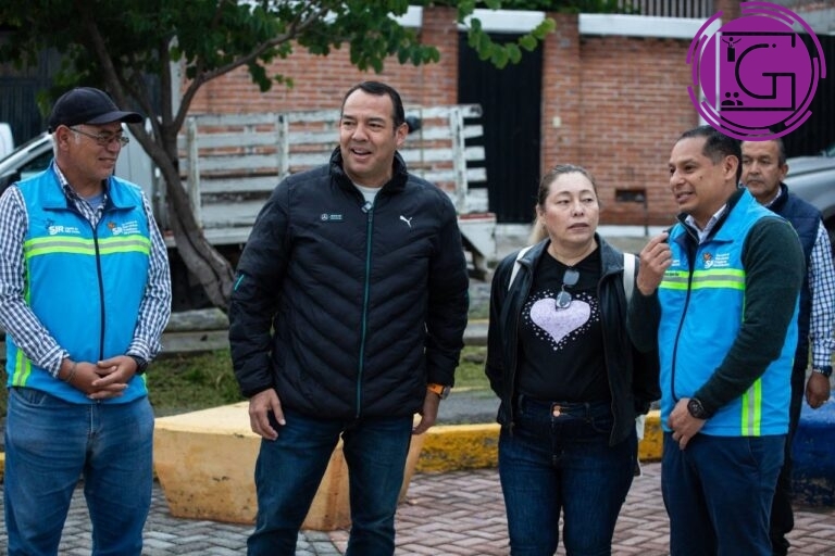 Supervisa Roberto Cabrera trabajos de mejora de imagen urbana en Vista Hermosa