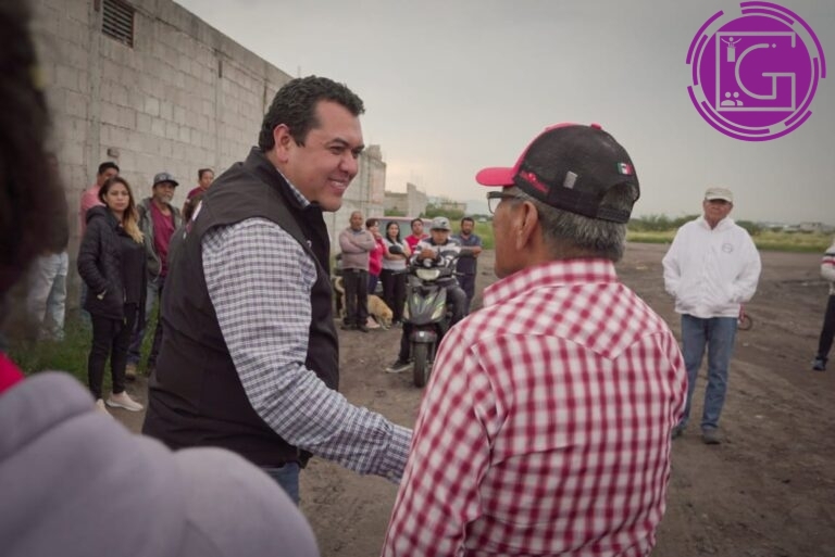 Anuncia Beto Nava obra de empedrado en Camino Viejo a La Lira