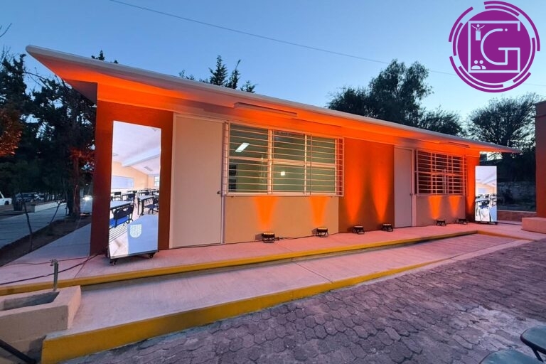 Entrega Héctor Magaña dos nuevas aulas en la primaria 20 de Noviembre en Hacienda Grande