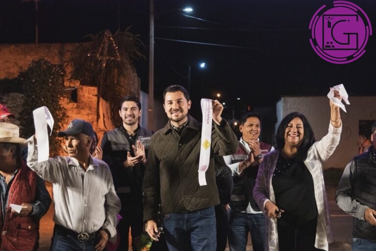 Entrega Héctor Magaña rehabilitación del acceso a Santillán, obra elegida por la ciudadanía