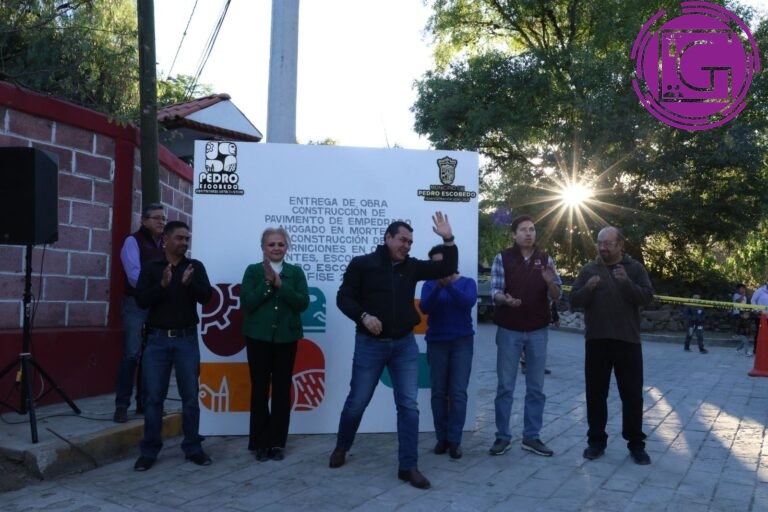 Cumple Beto Nava compromiso con Escolásticas y Lira con nuevas obras de infraestructura