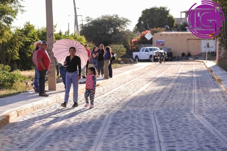 Entregan obra de urbanización en la comunidad El Jaral
