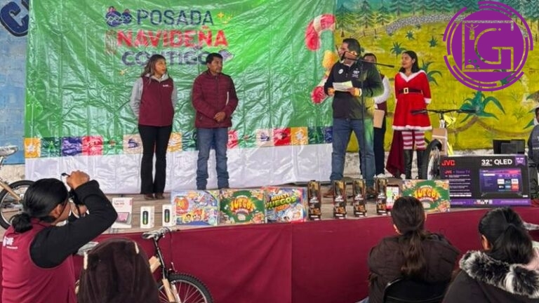 Celebra DIF Estatal posada navideña en Cadereyta de Montes