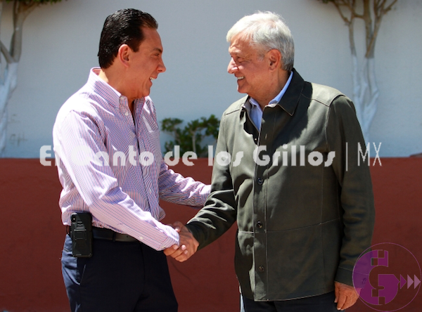 Se reúne López Obrador con el gobernador de #Hidalgo