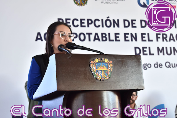 Asiste Beatriz Marmolejo a recepción de documentos para contratación de agua en Hacienda Santa Rosa