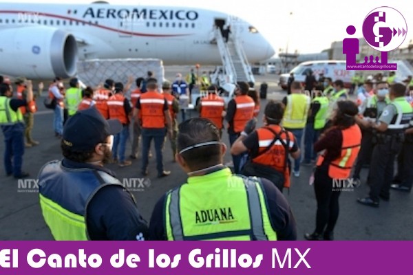 Llega a #México sexto cargamento con insumos médicos del extranjero
