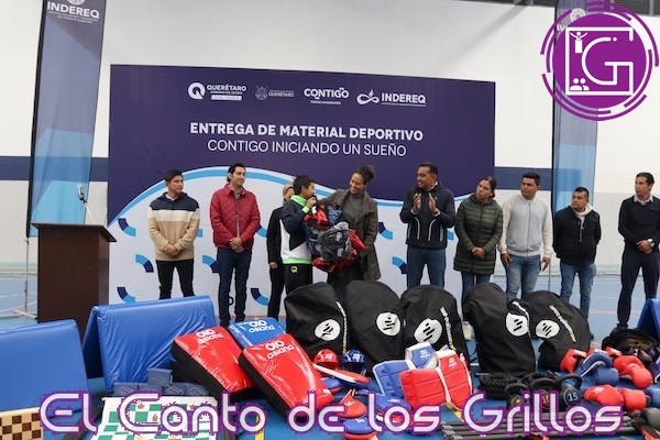 Entrega Indereq material deportivo a más de mil 600 atletas