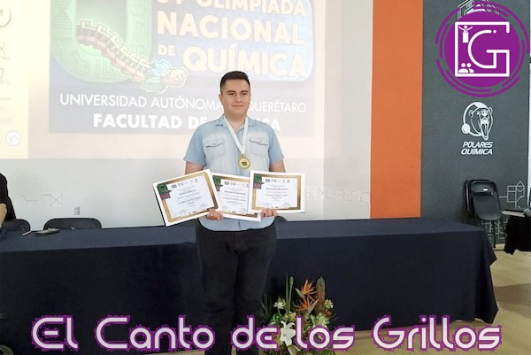 Obtiene estudiante de Cobaq medalla de oro en Olimpiada Nacional de Química
