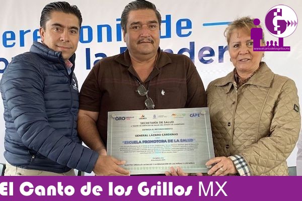 Certifican a primaria de #Corregidora como Escuela Promotora de Salud