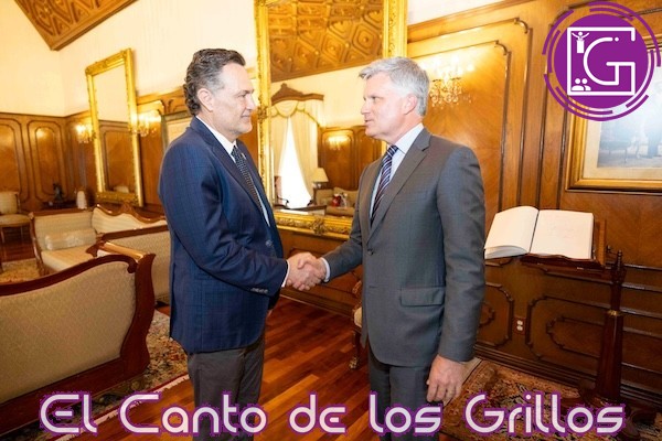 Recibe Kuri al embajador de Canadá para fortalecer la relación estratégica