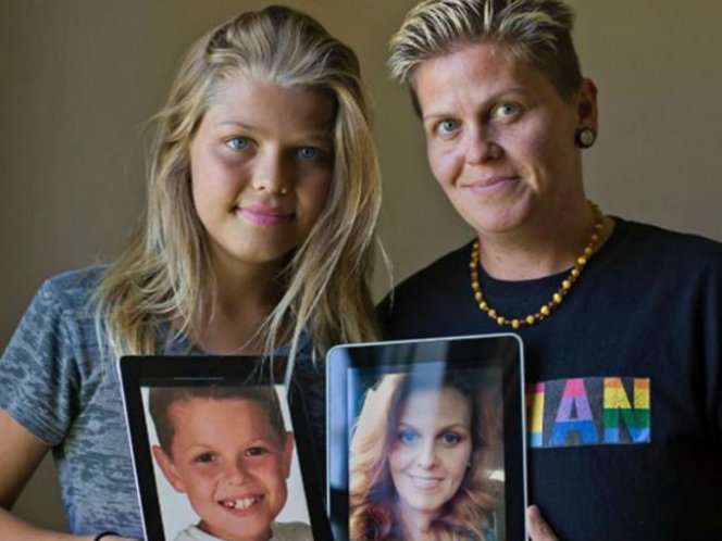 Eran madre e hijo, ahora son padre e hija