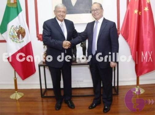 Embajador chino invita a López Obrador a exposición empresarial en #Shanghai