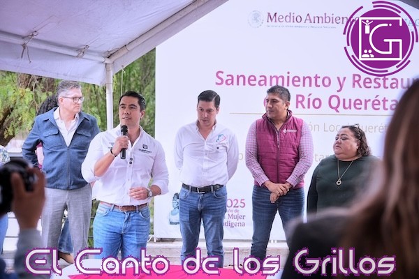 Anuncia Felifer Macías limpieza y desazolve de dos puntos del Río Querétaro