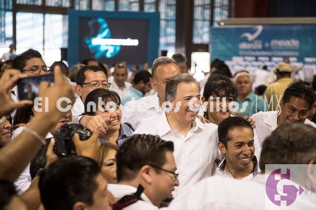 Promete @JoseAMeadeK aumento a sueldo y prestaciones de maestros