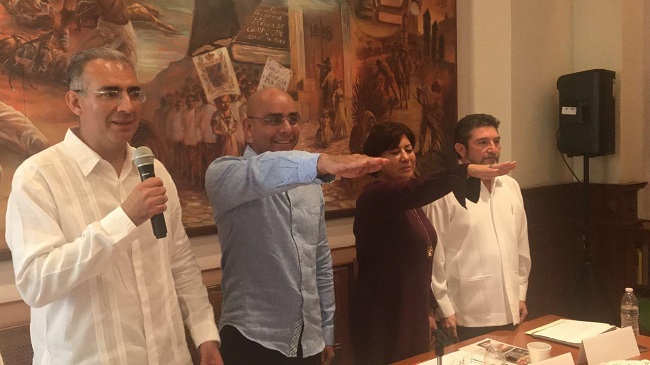 Protesta @MarcosAguilar como presidente de la Asociación Nacional de Ciudades Mexicanas Patrimonio Mundial