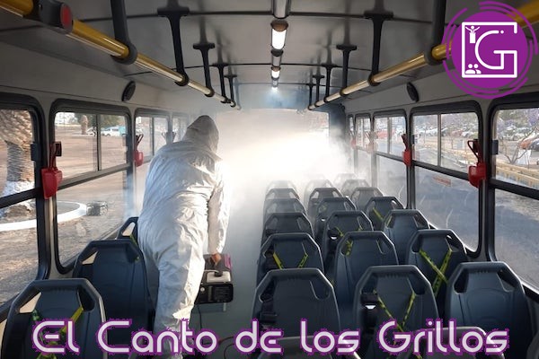 Sanitiza Qrobús unidades de traslado a centros de vacunación Covid-19