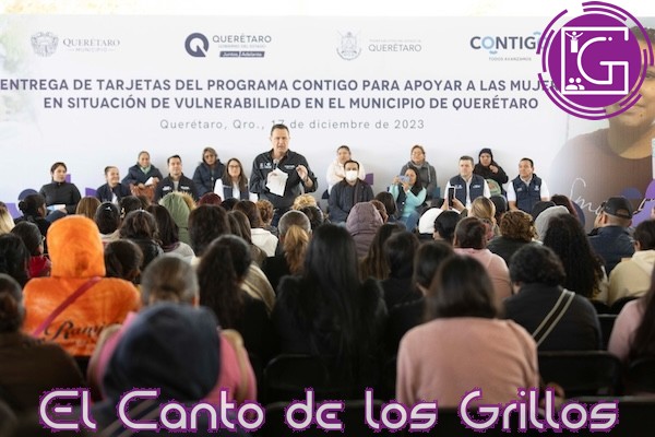 Entregan tarjetas Contigo para mujeres vulnerables en la capital