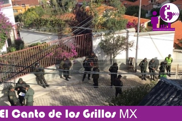 Mantiene #Bolivia vigilancia intensa en embajada mexicana