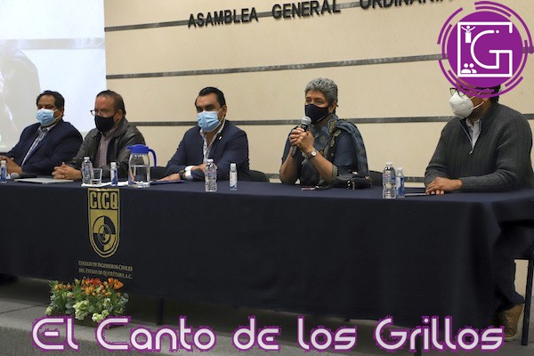 Presenta rectora #vacuna QUIVAX al Colegio de Ingenieros Civiles