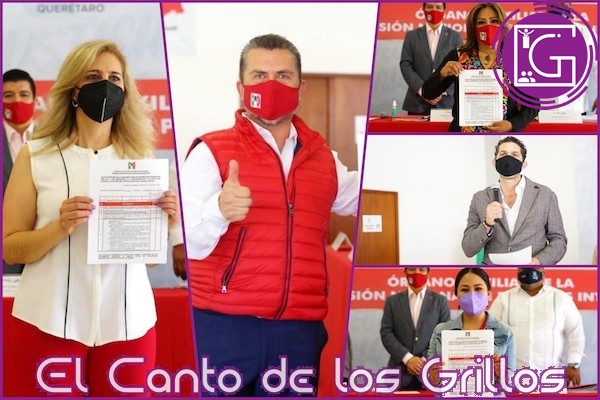 Prerregistra el PRI a 5 aspirantes únicos a las diputaciones federales de #Querétaro