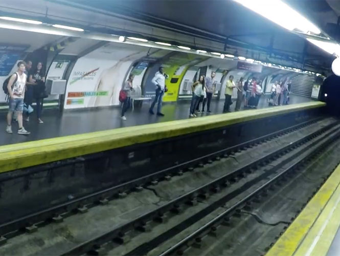 #Video Desconcierta a españoles Metro fantasma