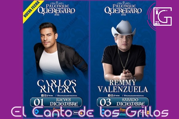Anuncia Palenque de la Feria nueva fecha de Carlos Rivera