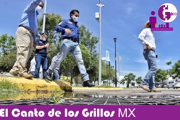 Realiza @RobertSosaP recorrido de #supervisión de infraestructura pluvial