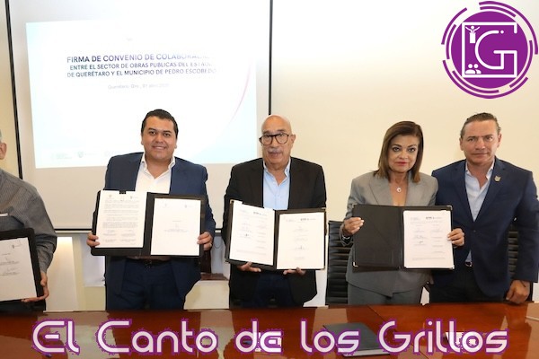 Firman SDUOP y #PedroEscobedo convenios para impulsar desarrollo urbano