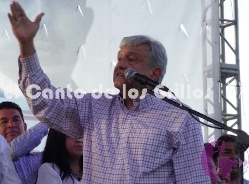 Oaxaqueños esperan emocionados la llegada de López Obrador