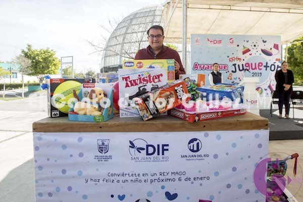 Encabeza @memovegamx arranque del “Juguetón 2019”