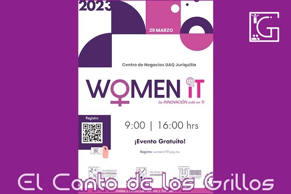 Anuncian WOMEN IT 2023 en UAQ