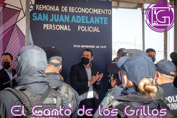 Por su compromiso y entrega, reconoce Roberto Cabrera a policías sanjuanenses