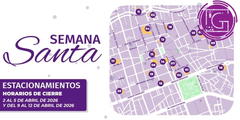 Estacionamientos del Centro Histórico ampliarán horarios en Semana Santa