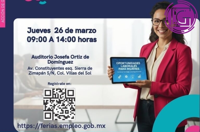 Anuncian Feria Nacional de Empleo para las Mujeres en la capital