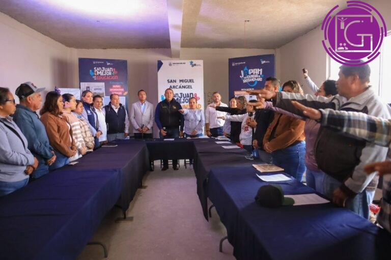 Instala Roberto Cabrera primer Comité de Paz en San Miguel Arcángel
