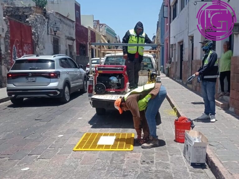 Coloca municipio rejillas temporales para reforzar seguridad vial