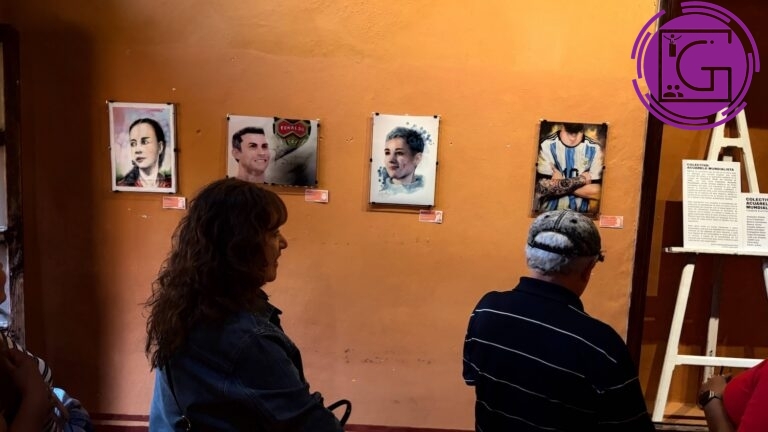 Acuarela Mundialista lleva la pasión del futbol al arte en Querétaro