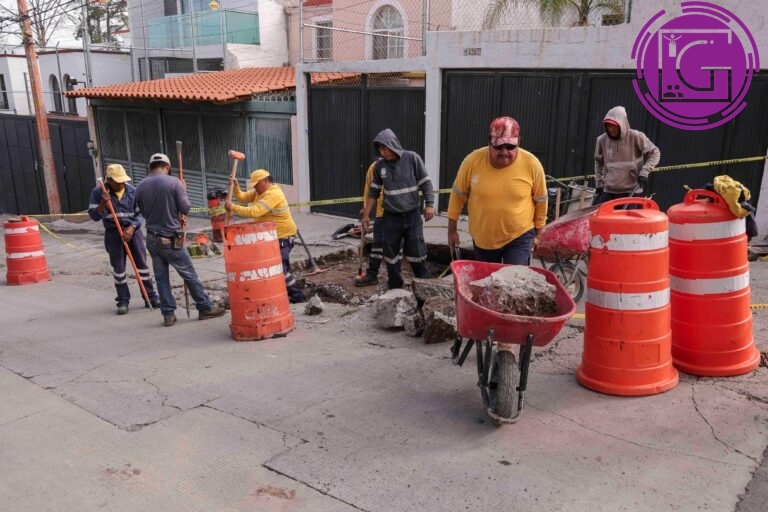 Atiende municipio de forma inmediata dos socavones en Tejeda