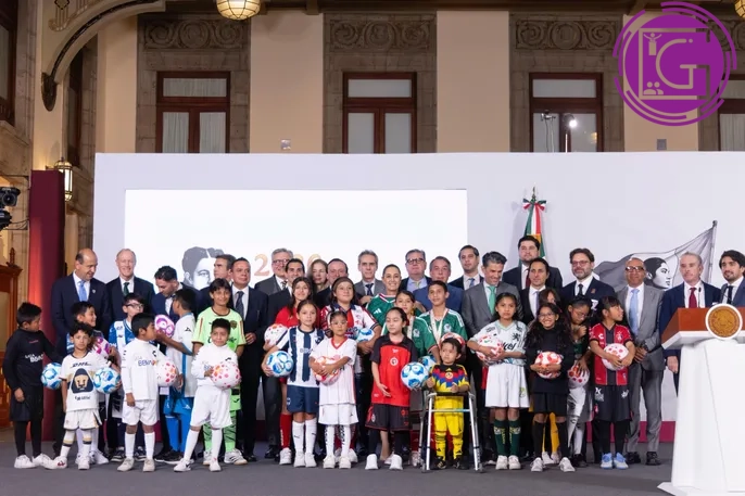Mundial 2026 dejará legado para la niñez a través del futbol: Sheinbaum