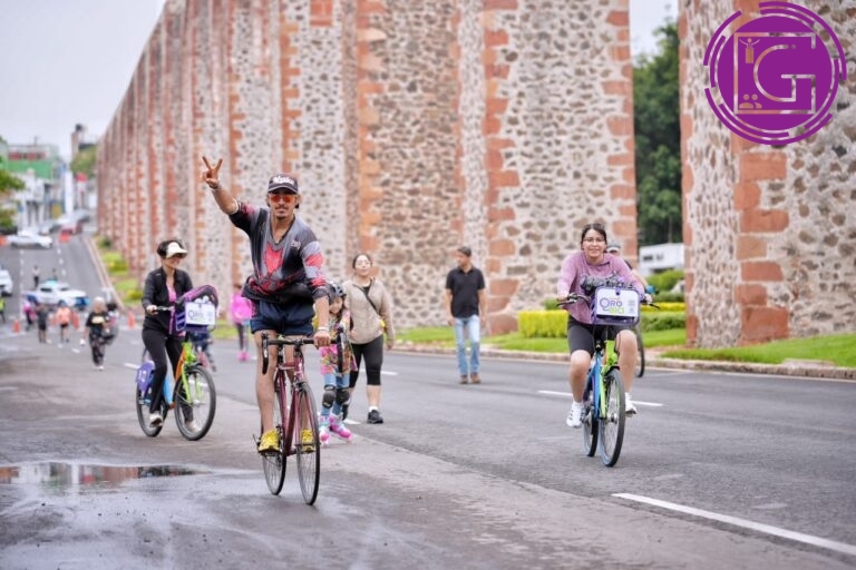 Más de mil 600 personas disfrutaron la Vía Recreativa Los Arcos en el marco del Día Mundial de la Bicicleta