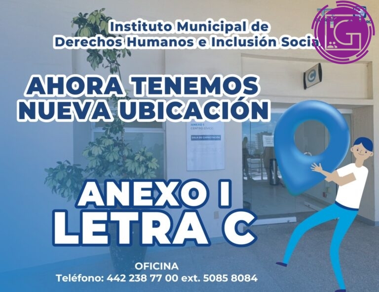 Instituto Municipal de Derechos Humanos e Inclusión Social cambia de ubicación en Centro Cívico