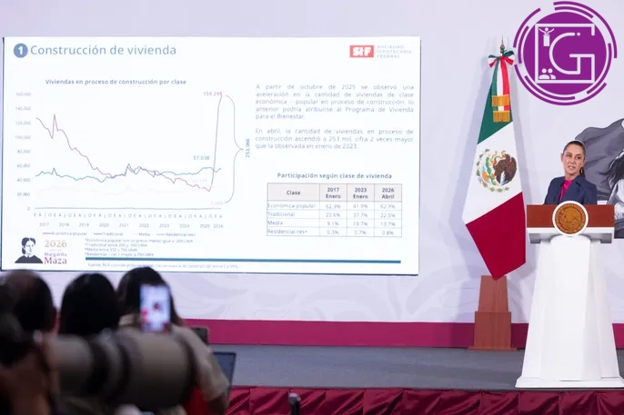 Avanza Vivienda para el Bienestar con 274 mil casas en construcción: Sheinbaum