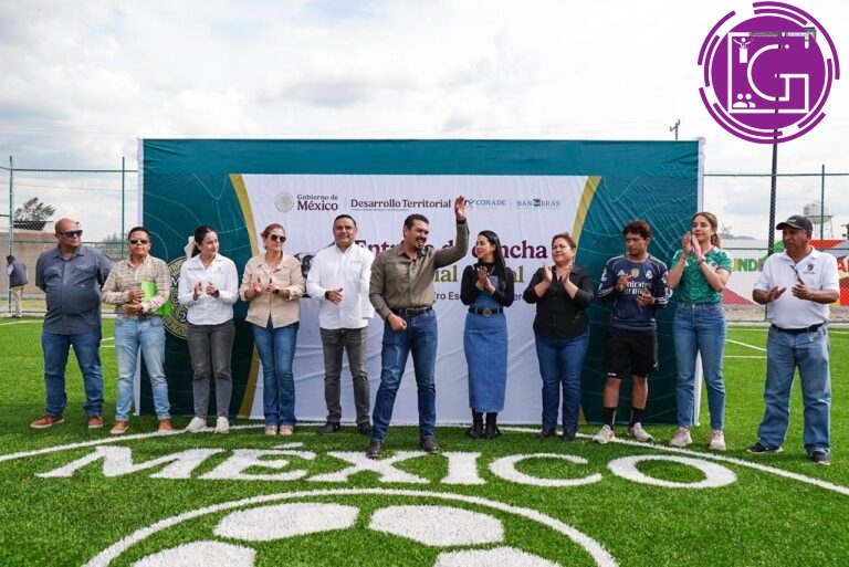 Entrega Beto Nava nuevas canchas deportivas para impulsar el talento escobedense