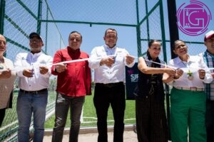 Inauguran dos nuevas canchas de futbol 5 en SJR