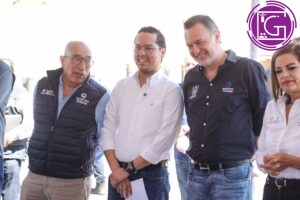 Supervisan Chepe y Kuri rehabilitación de avenida Candiles