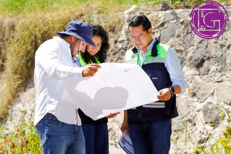 Supervisa Chepe Guerrero obras en preescolar y drenaje sanitario