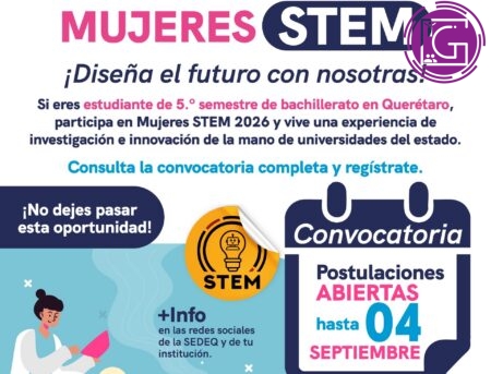 Abre Educación convocatoria “Mujeres STEM+ 2026” para estudiantes de bachillerato