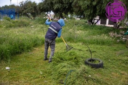 Realiza municipio jornada de mantenimiento en Parque Valle Dorado I