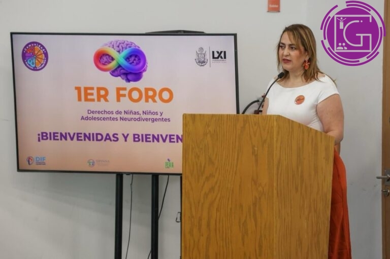 Encabeza Perla Flores Foro Derechos de Niñas, Niños y Adolescentes Neurodivergentes