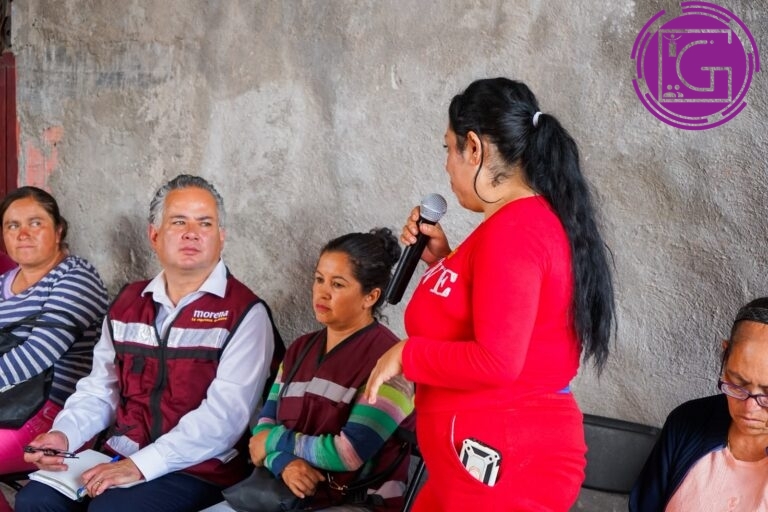 Escucha Santiago Nieto demandas de comunidades y señala rezago en servicios básicos